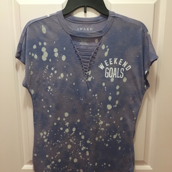 AWAKE Tops - "Weekend Goals" Tee NWT!!!